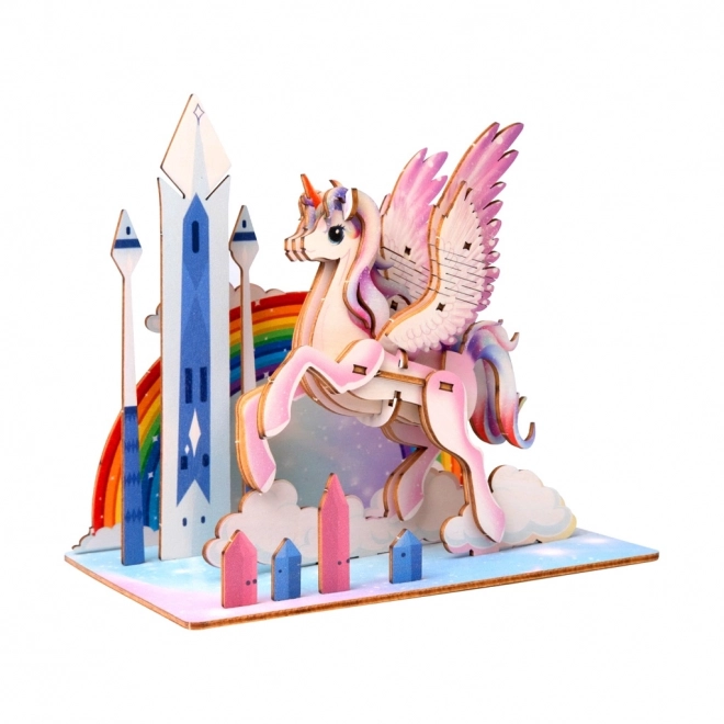 EscapeWelt 3D Holzpuzzle Einhorn