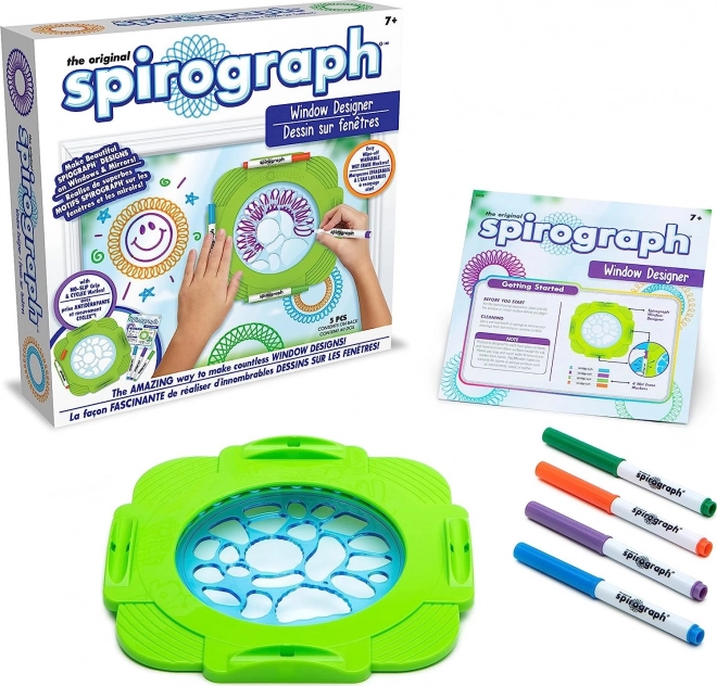 Spirograph Fensterdekoration