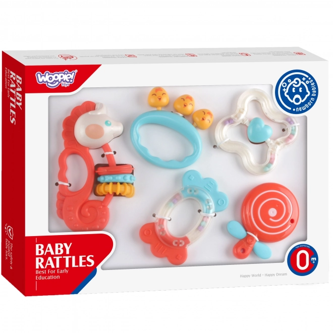 Woopie Baby Beißring Rasselset für Babys