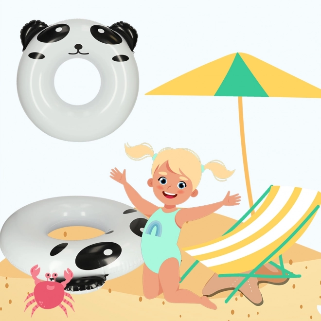 Schwimmring für kinder panda-design 80cm