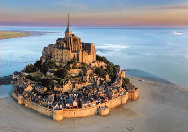 Puzzle Mont Saint Michel aus der Luft 1000 Teile