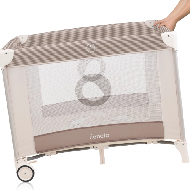 Kinderlaufstall Lionelo Bonnie Beige Sand