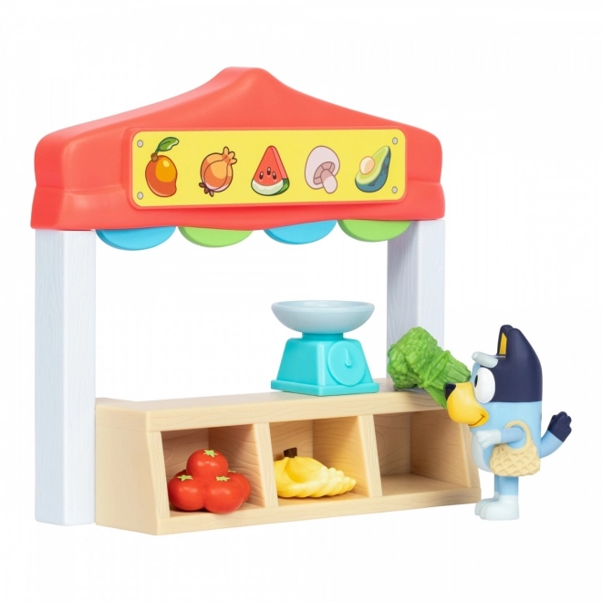 Bluey Mini Figuren Set - Einkaufsmarkt