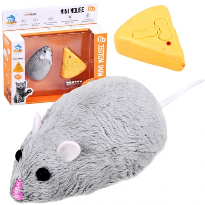 Ferngesteuerte Maus mit Käse-Fernbedienung