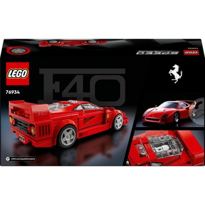 Lego Speed Champions Ferrari F40 Supersportwagen