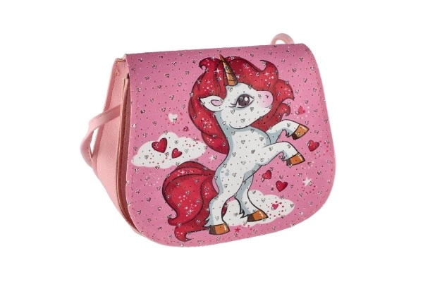 Einhorntasche mit Glitzersteinen