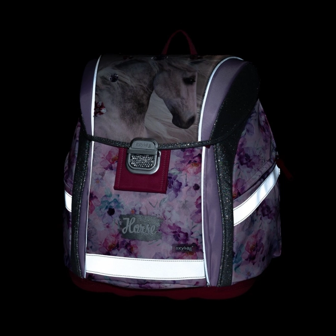 Schulrucksack Premium Light Pferd Romantic