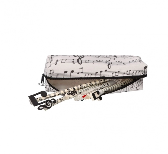 Federmäppchen mit Musikmotiv