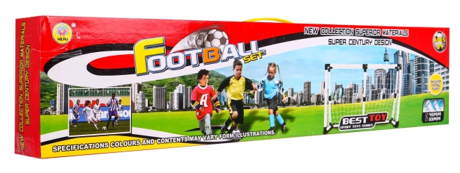 Großes Fußballtor für Kinder 6+ mit Ball und Pumpe