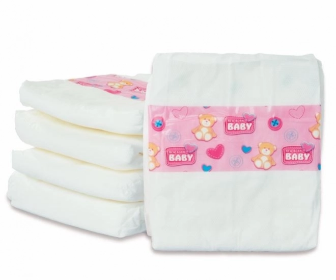 5er-Pack Windeln für New Born Baby Puppen