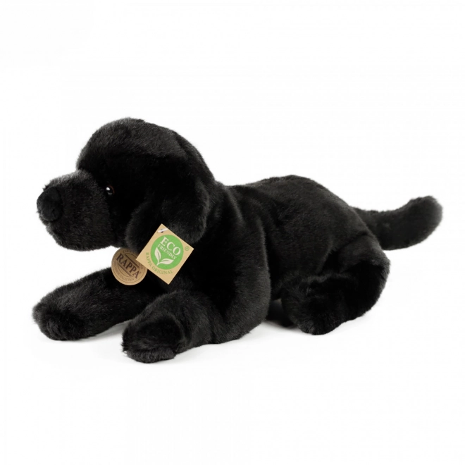 Schwarzer Labrador Plüschtier 40 cm - umweltfreundlich