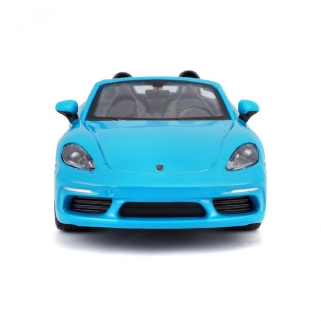 Bburago Porsche 718 Boxster Modellauto Blau