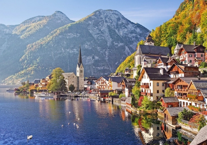 Puzzle 500 Teile Hallstatt Österreich