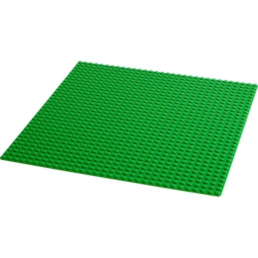 Grüne LEGO Bauplatte