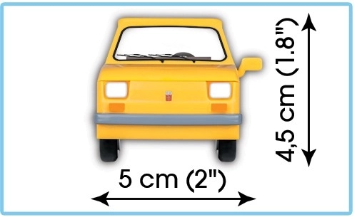 Fiat 126P Bausatz 71 Elemente