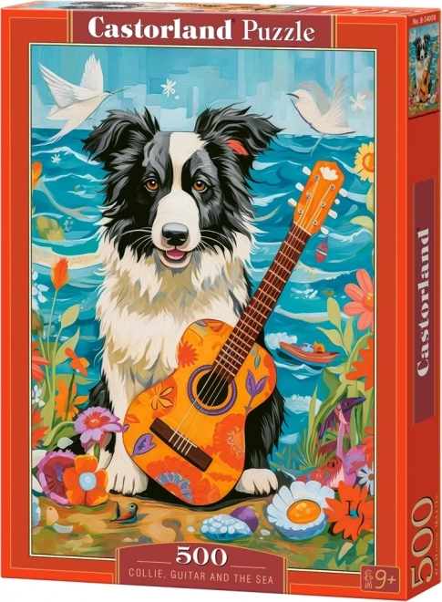 Castorland Puzzle - Hunde, Gitarre und Meer 500 Teile