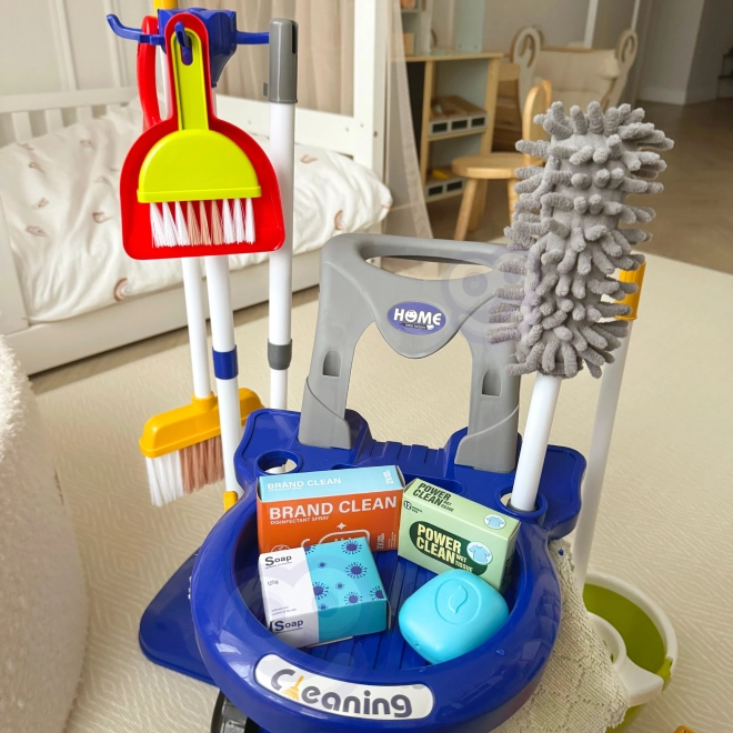Woopie Putzwagen 3-in-1 Set für Kinder XXL 29-teilig
