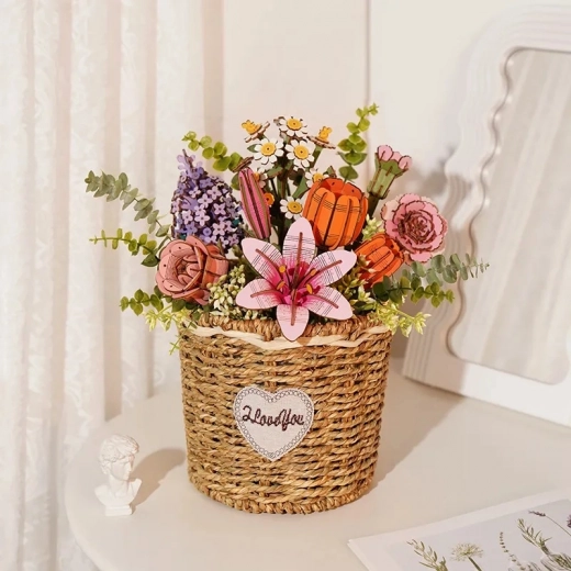 Dauerhafte Blume als Design-Dekoration