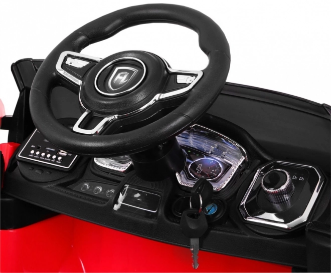 Elektrisches Sportauto Rapid Racer Rot