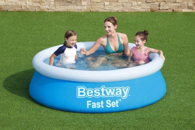 Bestway Aufstellpool mit Aufblasbarem Rand
