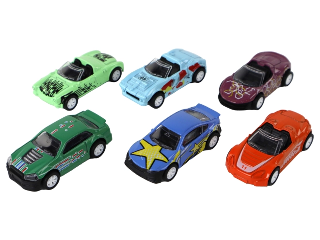 Bunte Sammlung von 6 Autos 1:64