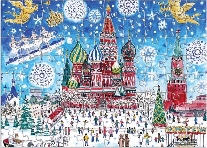Galison Puzzle Adventskalender: 12 Weihnachtstage Puzzle