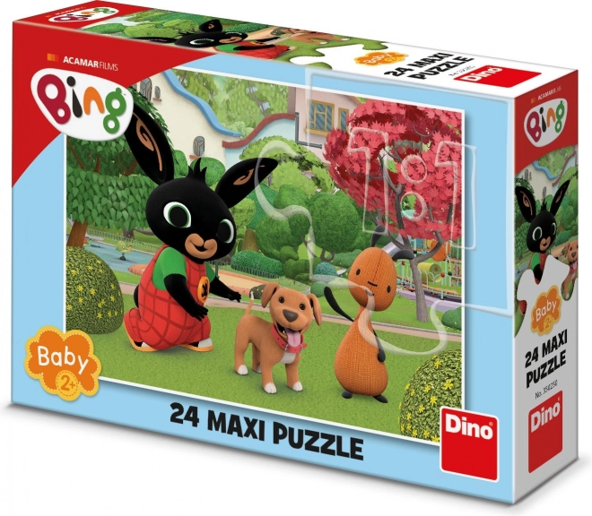 Maxi Puzzle BING mit Hund