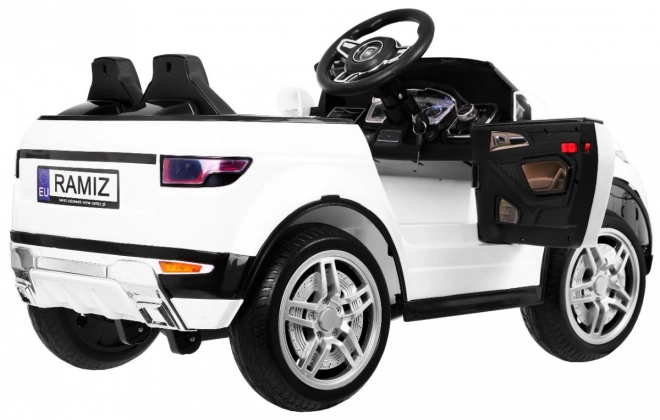 Elektrisches Sportauto Rapid Racer Weiß