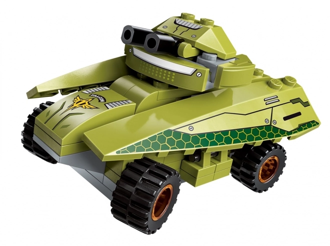 Qman Thunder Expedition Kampfwagen Bausatz 8v1