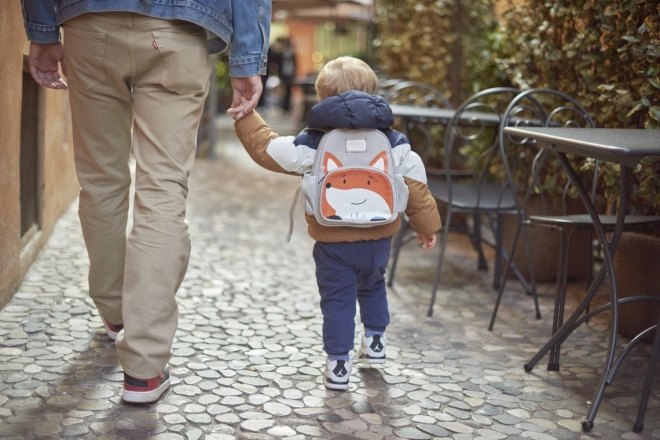 Rucksack für Vorschule Waschbär-Design