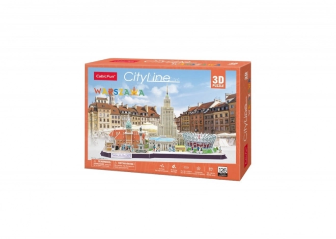 CubicFun 3D Puzzle CityLine Warschau Panorama