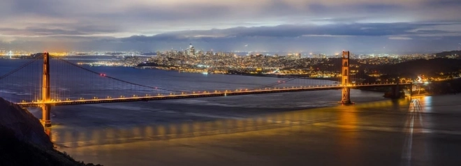Panoramapuzzle Golden Gate Bridge, San Francisco 1000 Teile