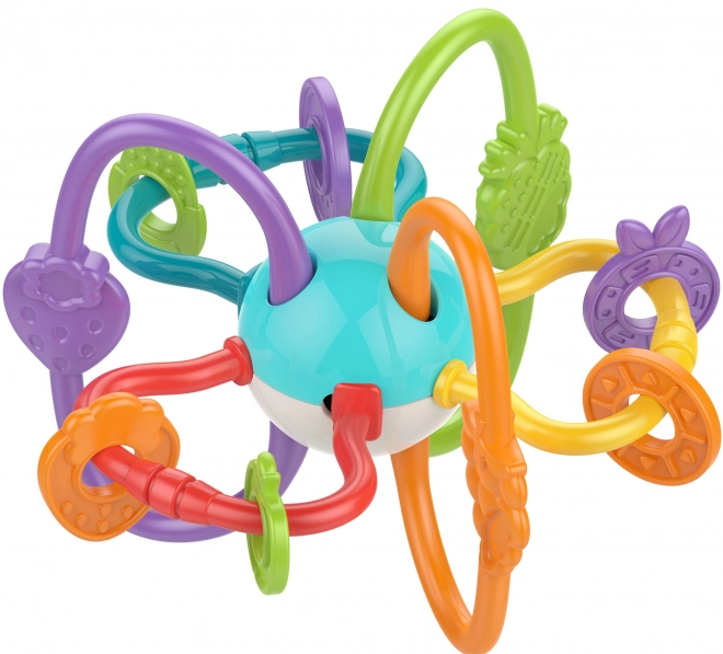 Kinder sensorisches Spielzeug Rassel und Beißring 2-in-1 Woopie
