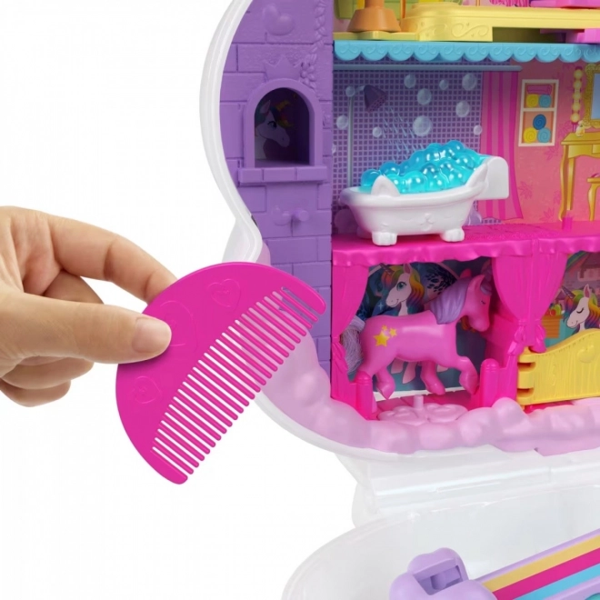 Polly Pocket Einhorn Schönheitssalon Set