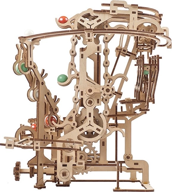 Kugelbahn mit Kettenantrieb von UGEARS