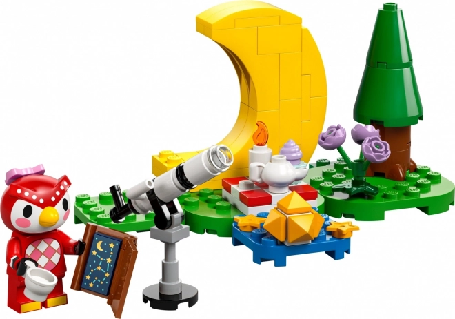 Lego Animal Crossing: Beobachtung der Sterne mit Celeste