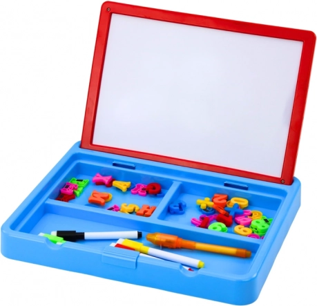 Magnetisches Alphabet und Zahlen