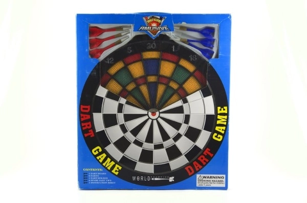 Dartscheibe 40 cm mit 6 Pfeilen