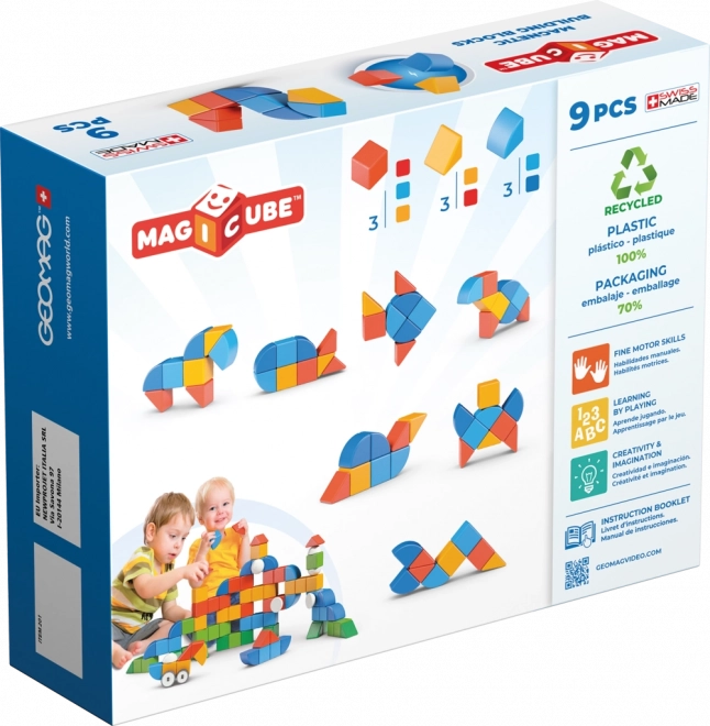 Magnetische Würfel Geomag Magicube Shapes - Tiere 9 Teile