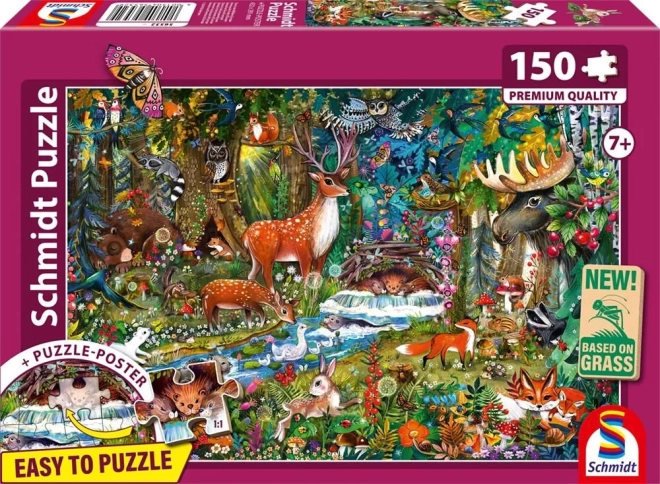 Puzzle Waldtiere 150 Teile