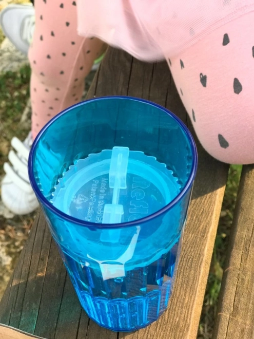 Bruchsicherer Trainingsbecher für Kinder Blau