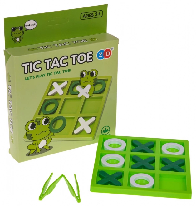 Logikspiel Tic Tac Toe Frosch