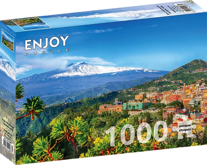 Genießen Sie Puzzle Etna nach Taormina, Sizilien 1000 Teile