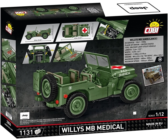 Konstruktionsset Willys MB Medical