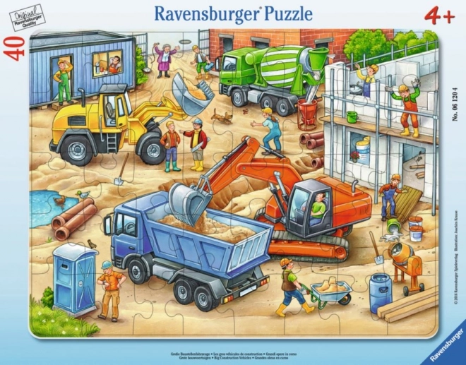 Ravensburger Puzzle Große Baumaschinen 40 Teile