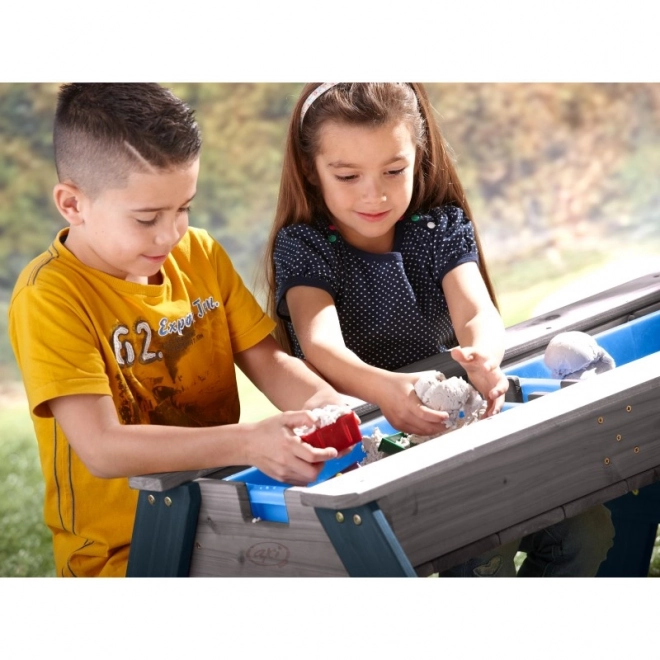 Axi Picknicktisch Nick mit Sand-/Wasserbehältern und Sonnenschirm