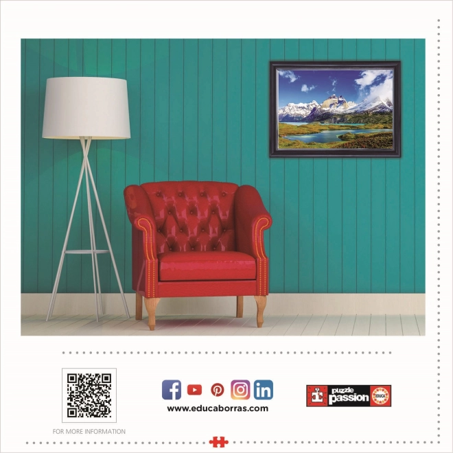 Educa Puzzle Torres del Paine, Patagonien 1000 Teile