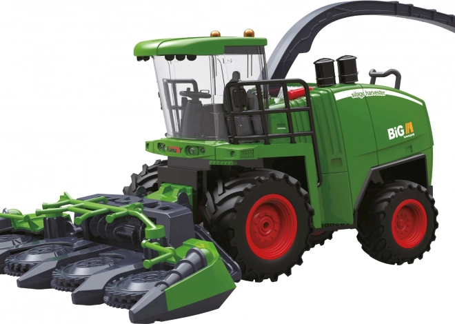 Rauchender RC-Mähdrescher mit Fernsteuerung 28 cm