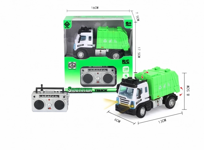 R/C Mini Müllwagen mit LED Lichtern