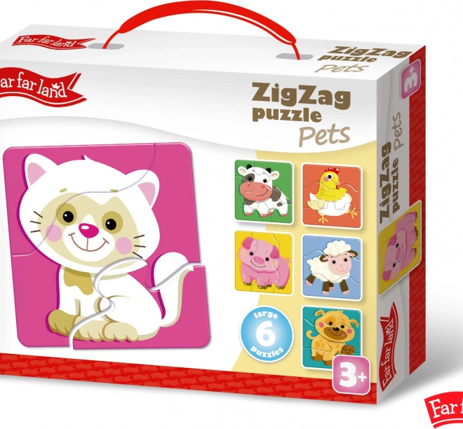 Puzzle ZigZag Kuscheltierchen Far Far Land
